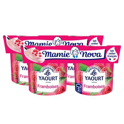 Mamie Nova Gourmand Framboise, Lot de 2 - 2x150g