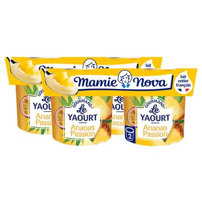 Mamie Nova Gourmand ananas passion, Lot de 2 - 2x150g