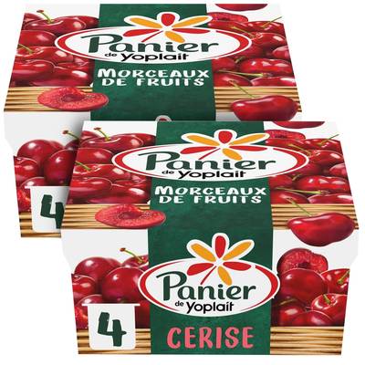 Panier de Yoplait Yaourts Cerise, Lot de 2 - 4x125g