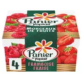 Panier de Yoplait Yaourts Fraise Framboise, 4x125g