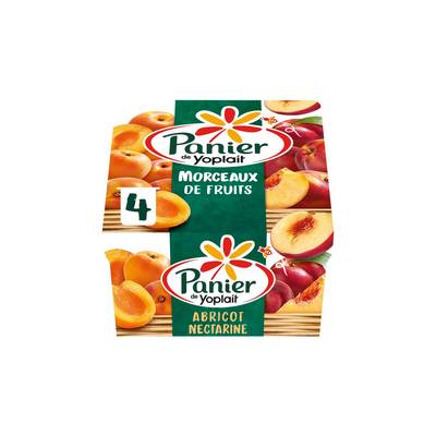 Panier de Yoplait Yaourts Abricot Nectarine, 4x125g