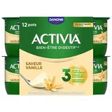Activia Yaourt saveur vanille Bifidus, 12x125g