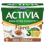 Activia Yaourt Céréale Noix Bifidus, 4x120g