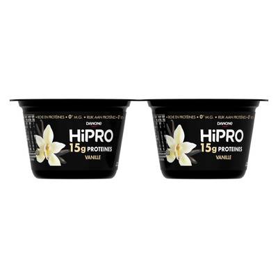 HiPRO Yaourt Vanille Protéiné 0%mg, 2x160g