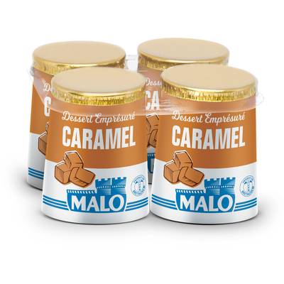 Malo Emprésuré Caramel, 4x125g