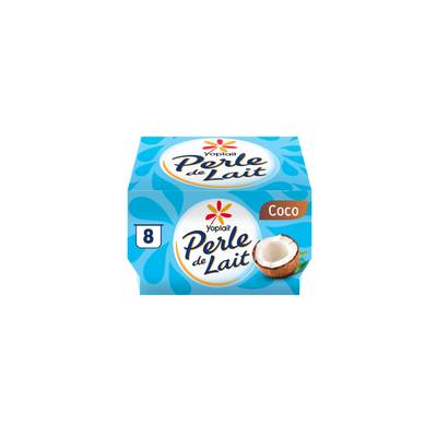 Perle de lait Yaourt Noix de Coco, 8x125g