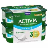 Activia Yaourt nature 0%, 12x125g