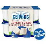 Gervais Petits suisses nature 9.2 mg, 12x60g