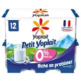 Yoplait Fromages frais 0%mg, 12x60g