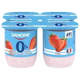 Danone Yaourt fraise 0%mg, 4x125g