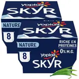 Yoplait Skyr Nature 0%, Lot de 2 - 8x100g