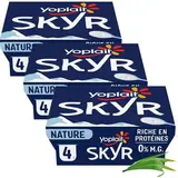 Yoplait Skyr Nature 0%, Lot de 3 - 4x100g
