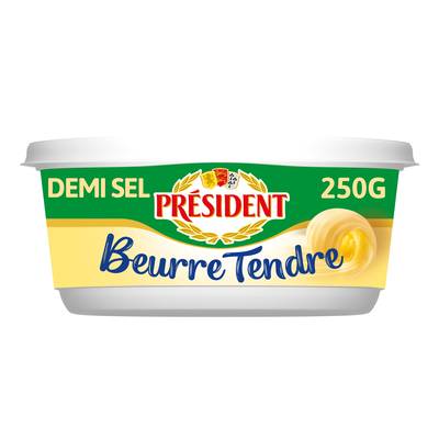 Président Beurrier Tendre Demi Sel, 250g