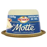 Président Motte de beurre aux cristaux de sel, 250g