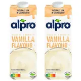 Alpro Boisson Soja Vanille, Lot de 2x1l