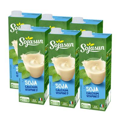 Sojasun Boisson au Soja, Lot de 6x1l