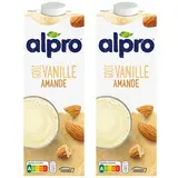 Alpro Boisson Amande Vanille, Lot de 2x1l