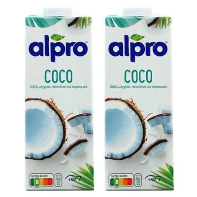 Alpro Boisson coco riz, Lot de 2x1l
