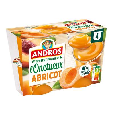 Andros Spécialité abricot, 4x97g