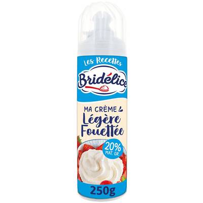 Bridélice Chantilly légère 20%mg, 250g