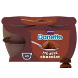 Danette Mousse chocolat, 4x60g