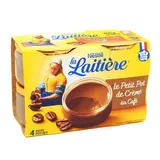 La laitière Petit pot de crème dessert café, 4x100g