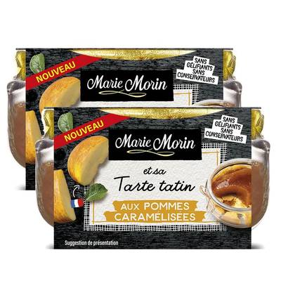 Marie Morin Tarte Tatin, Lot de 2x130g