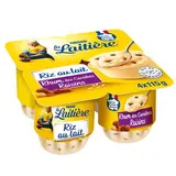 La laitière Riz au lait rhum raisin, 4x115g
