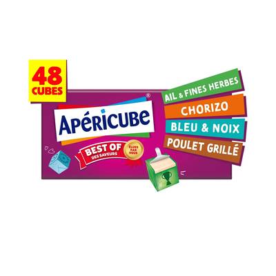 Apéricube Minis Fromages, Best-Of des saveurs, 48 fromages - 250g