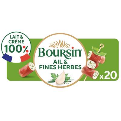 Boursin Fromage apéritif au speck, ail et fines herbes, 100g