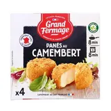 Grand Fermage Panés au camembert, 4x25g