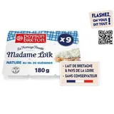 Paysan Breton Fromage fouetté Madame Loik nature au sel de Guérande, 9 portions - 180g