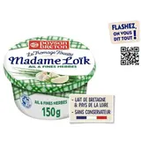 Paysan Breton Fromage Fouetté Madame Loik Ail et fines herbes, 150g