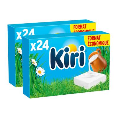 Kiri Fromage Fondu, Lot de 2x24 portions - 432g