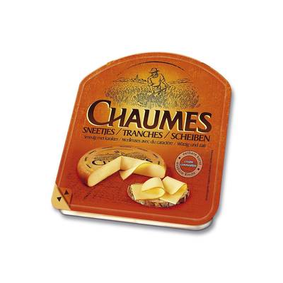 Chaumes Fromage à pâte molle en tranches, 150g