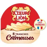 Président Coeur de Lion tranches crémeuses, 8 tranches - 150g