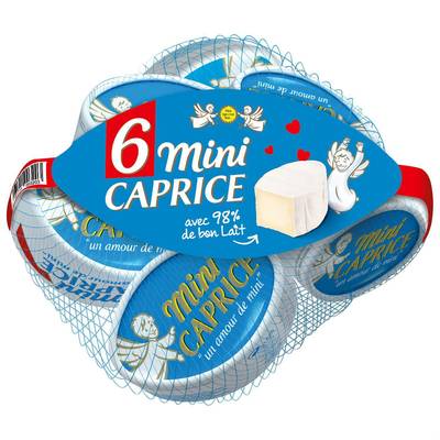 Caprice des dieux Minis fromages à pâte molle, 6 portions - 300g