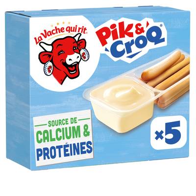 La vache qui rit Fromage fondu et gressins, 5 portions - 175g