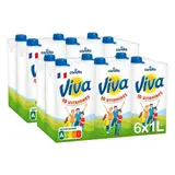 Candia Lait vitaminé 1.2%mg, Lot de 2 - 6x1L