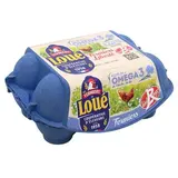 Loué Oeufs Label Rouge Fermier IGP Omega 3, 6 oeufs