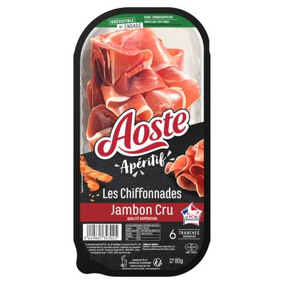 Aoste Chiffonade de Jambon Cru, 80g