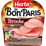 Herta Jambon Supérieur Le Bon Paris à la Broche, 4 tranches - 140g