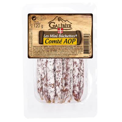 Galibier Saucisson Minis Bûchettes au Comté AOP, 120g