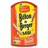 Justin Bridou Mini Bâton de Berger Poulet, 80g