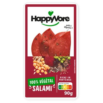 HappyVore 100 % Tranches Végétales, 90g