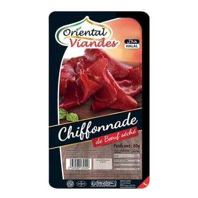 Oriental Viandes Chiffonade de Boeuf Séché - Halal, 80g