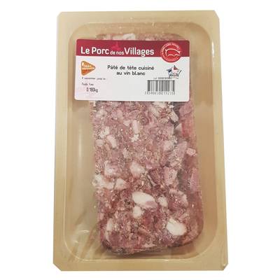 Le Porc de nos Villages Pâté de Tête au Vin Blanc, 180g