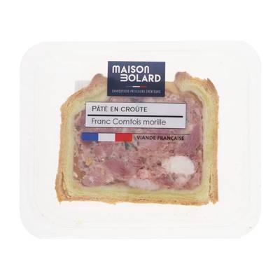 Maison Bolard Pâté en Croute Franc-Comtois aux Morilles, 100g
