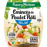Fleury Michon Emincés de Poulet Rôti Taux de Sel Réduit, 2x75g