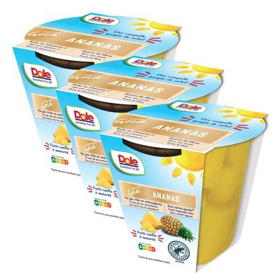 Dole Ananas, Lot de 3x198g